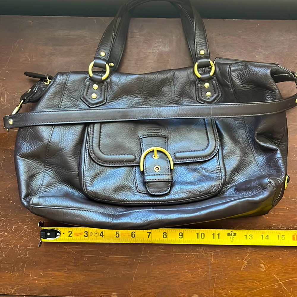 Leather Coach Bag